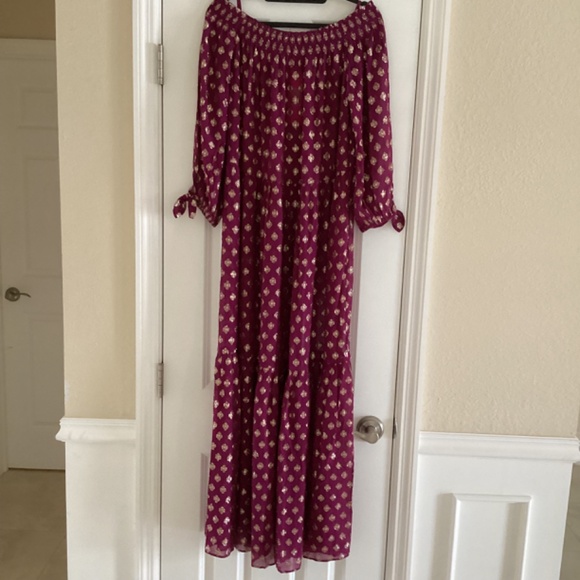 👍SOLD👍Lilly Pulitzer Dayla Maxi Cover-Up Amarena Cherry Pattern Play Viscose - Picture 3 of 15